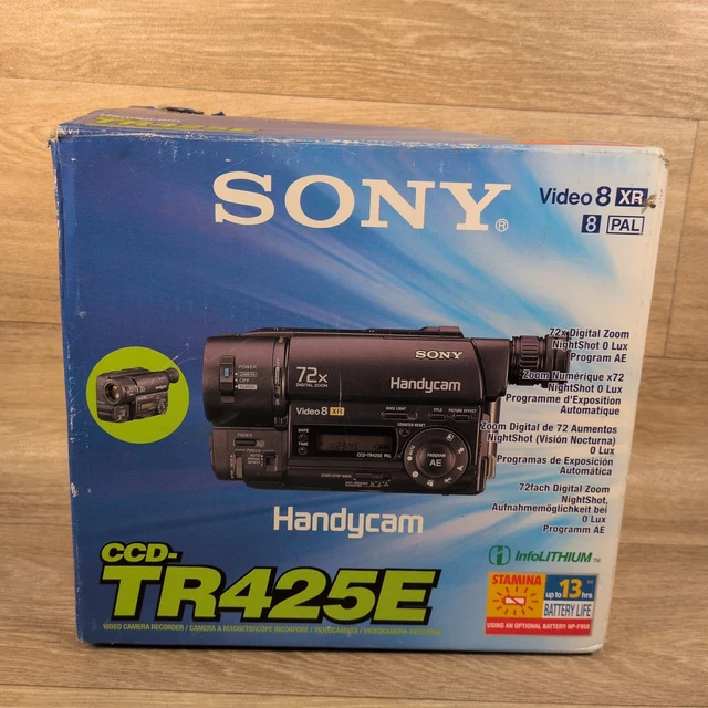 SONY HANDYCAM CCD-TR425E Camcorder VIDEO8 XR Video Camera Analogue