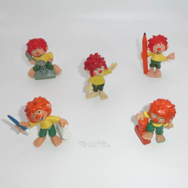 •••traxx38••• : 5x Pumuckl Figuren 80er Jahre••• Schleich, W. Germany •••Schaut!