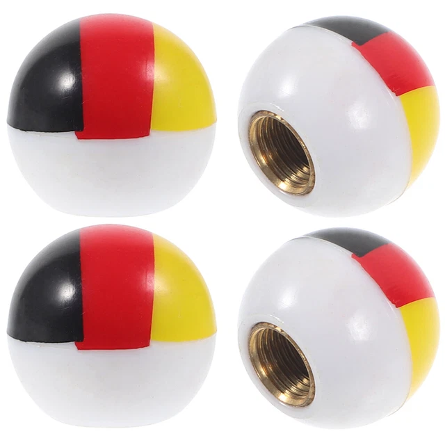 4 Pz/set Italiano Bandiera Stile Bike Moto Auto Pneumatico Valvola Stem Caps Per Auto/Moto, Air Leakproof E Protezione La Valvola Stem