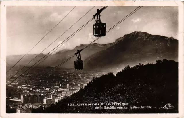 CPA GRENOBLE - Téléférique de la Bastille vue sur le Moucherotte (667446)