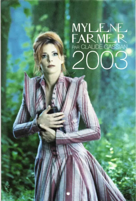 Calendrier 2003 Instant Mag Mylene Farmer Par Claude Gassian