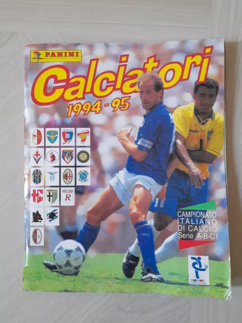 ALBUM FIGURINE 1994-1995 CALCIATORI PANINI 1994/95 completo