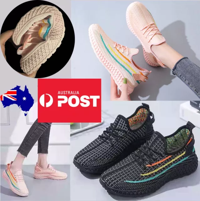 Women Sneakers Trainers Casual Mesh Walking Running Fitness Gym Shoes AUS STOCK