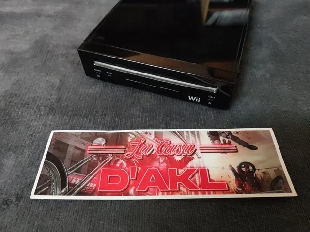 Console Nintendo Wii Noire (PAL) Complète + 1 Jeu - Occasion