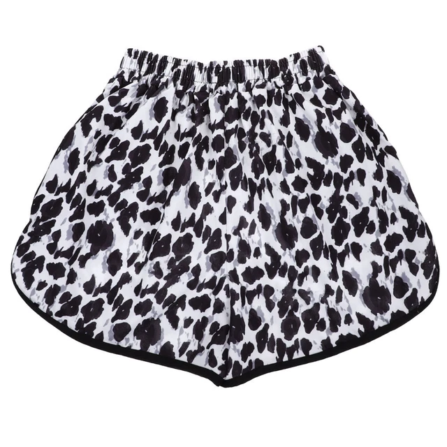 Pantaloncini Donna Estate Leopardato Stampati Allentati Casual Vita Elastici Pantaloni