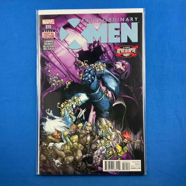 Extraordinary X-Men #10 Cover A First Printing Marvel Comics 2016 Jeff Lemire