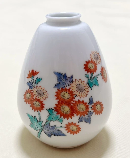 清時代 古染付大清光緒年製 青花色絵人物大花瓶 中国古玩 呉須
