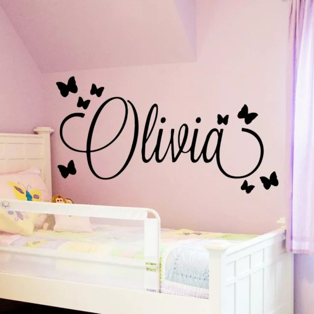 Large Size Personalized Custom Name Wall Sticker Art Decal Babys Wall Stickers