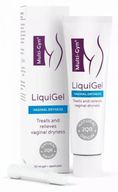 Multi-Gyn Liquigel Vaginal Dryness Flora Natural Moisture Lubricant Irritation