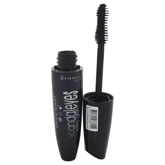 Scandal Eyes Retro Glam Mascara - 003 Extreme Black by Rimmel London - 0.4 oz