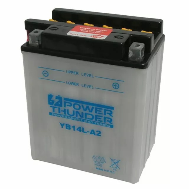 Batteria Power Thunder Avviamento Moto 12V/14Ah Yb14L-A2 Senza