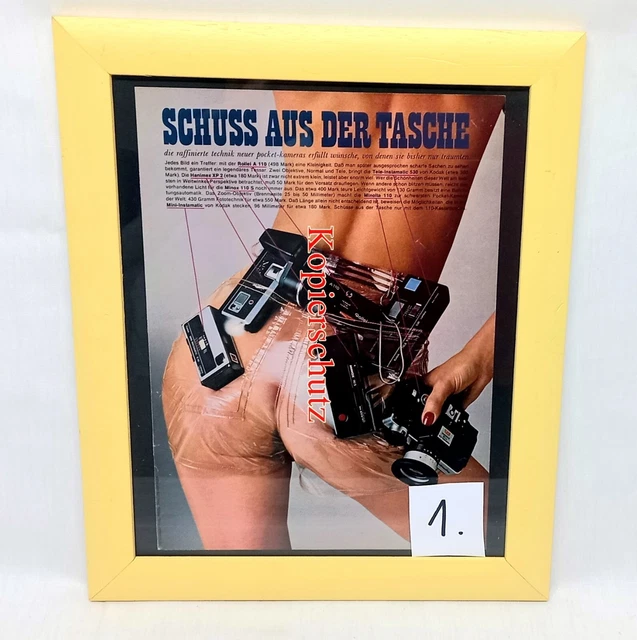 Picture Framed - Advertising - Pocket Camera 80s