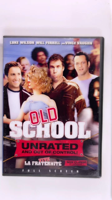OLD SCHOOL (DVD, 2003, Full Frame Unrated Version) Will