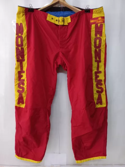 Vintage Motocross Montesa Factory Mx Scott John Buckle Pants Size 44 Rare Item