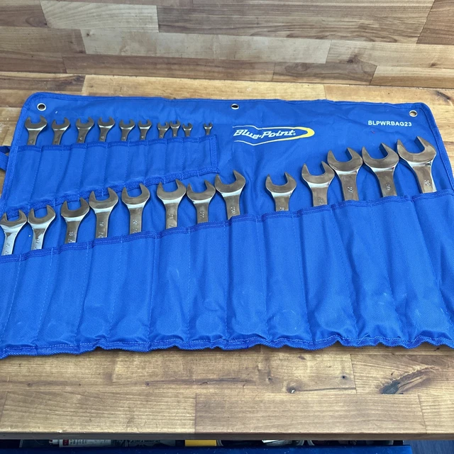 BLUE POINT 23 Pc. Combination Wrench Spanner Set Metric 632mm 12 Pt