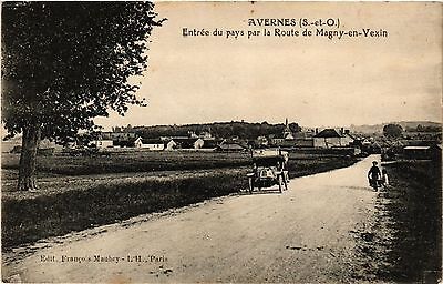 CPA  Avernes (S.-et-O.) - Entrée du pays par la Route de Magny-en-Vexin (290777)