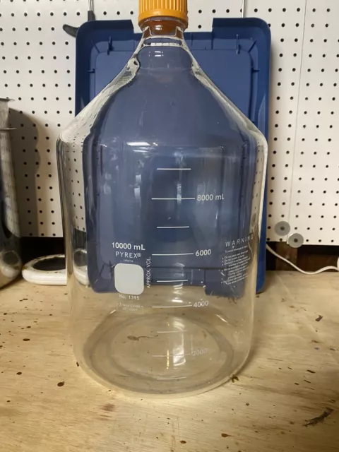 Pyrex 1395 Heavy-Duty Storage Media Bottle 10000mL