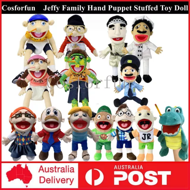 JEFFY PUPPET CHEAP Sml Jeffy Hand Puppet Plush Toy 23 Stuffed Doll Kids  Gift &* $50.63 - PicClick AU