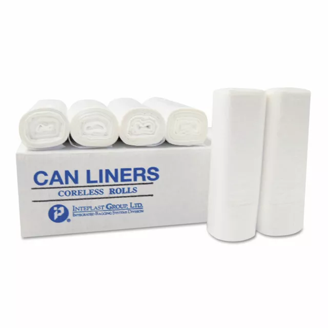 Inteplast Group High-Density Can Liner 20 x 22 7-Gallon 6 Micron Clear 50/Roll