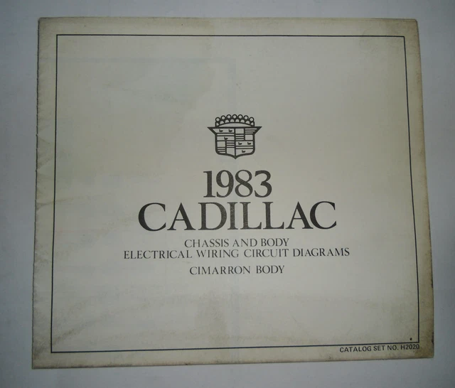 ELECTRICAL CIRCUIT DIAGRAM / Wiring Diagram Cadillac Eldorado Body