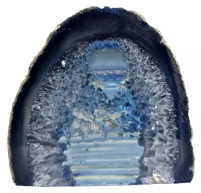 Achatgeode Amethyst  Druse Kristall Edelstein Achat Geode Bergkristall Quarz