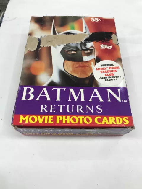 Topps 92 Batman Returns Movie Cards Wax Box (36)