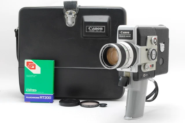 CANON SINGLE-8 518 8mm film camera with gift box $310.53