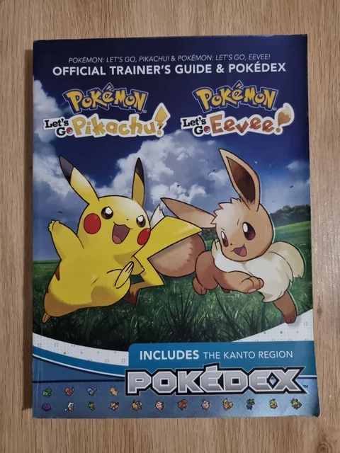 POKEMON LET'S GO Pikachu Evee Official Trainer's Guide Pokedex $62.73 ...