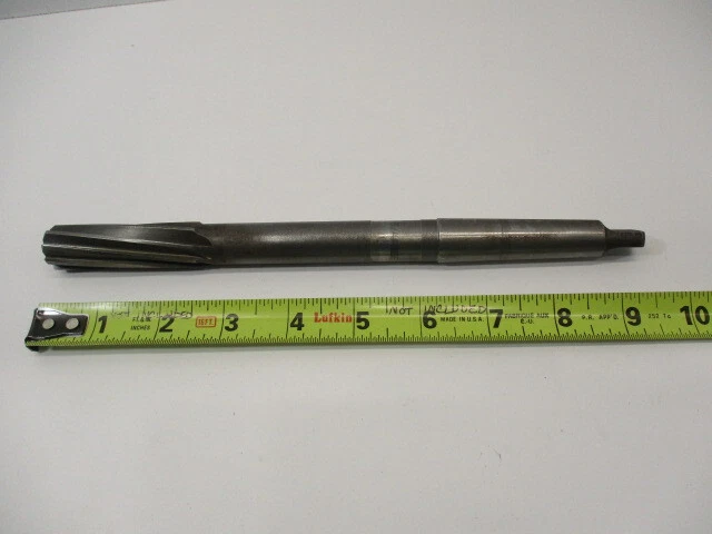 3/4" Undersize Machinist REAMER, .748" x 9" Long, # 2 Morse Taper Shank, VGC
