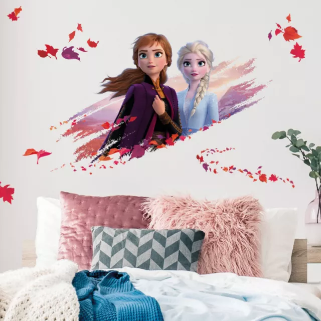 Roommates - DISNEY Frozen II Elsa und Anna - Wandbilder Wandtattoo Wandsticker