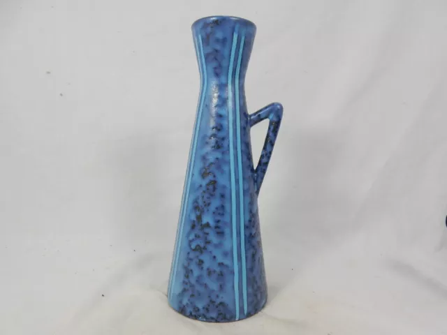 Well shaped  60´s Design Ü - Keramik Übelacker pottery  vase  460 / 21