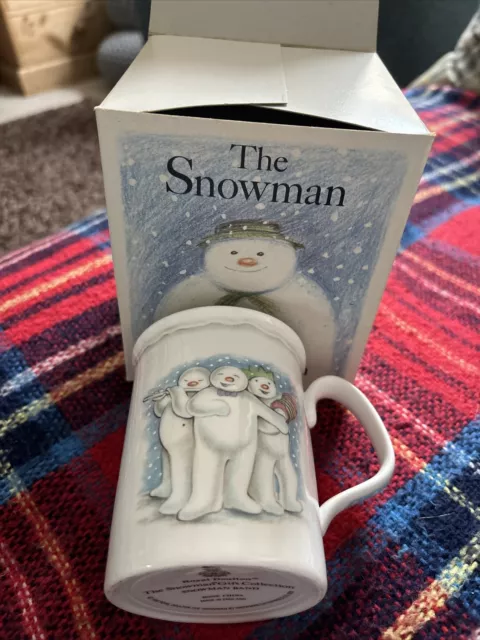 Royal Doulton The Snowman Gift Collection Playful Snowman Bone China Mug - 1985