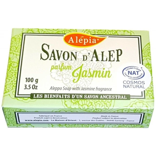 Savon d'Alep Prestige Naturel au Jasmin