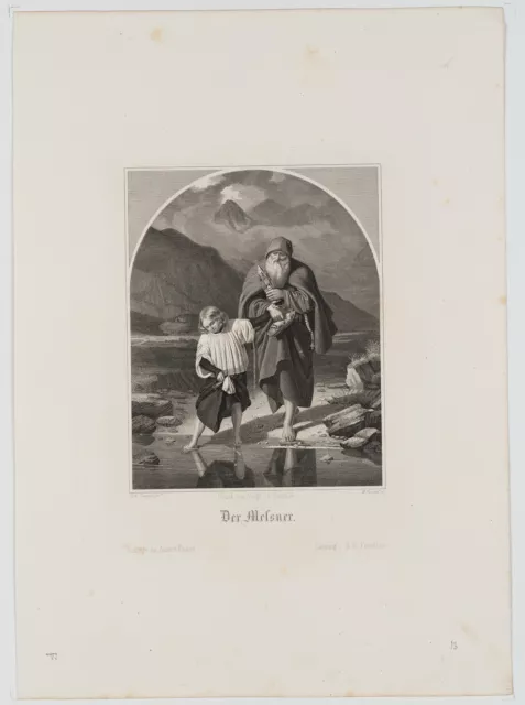 VOIGT (*1840) nach DAEGE (*1805), Der Messner. Der Gang ans Sterbebett, Sst. 2