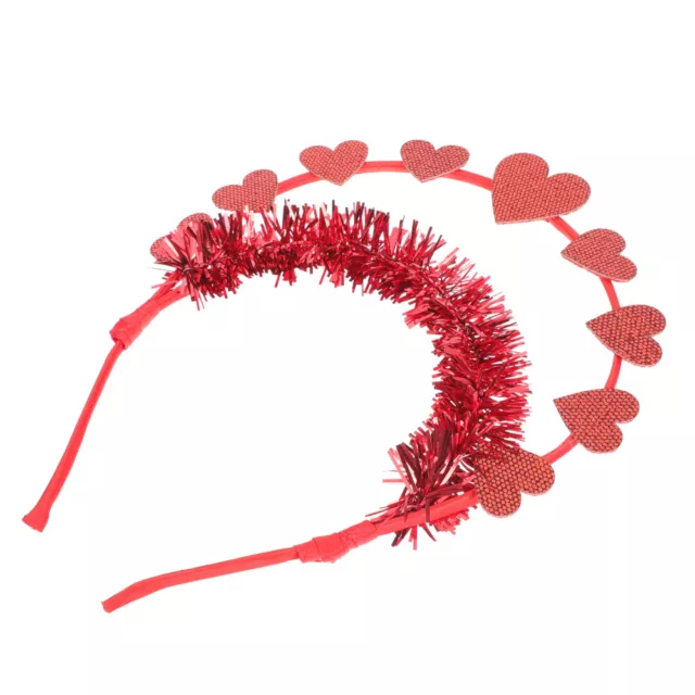 Liebes-Herz Stirnband für Valentinstag Haare