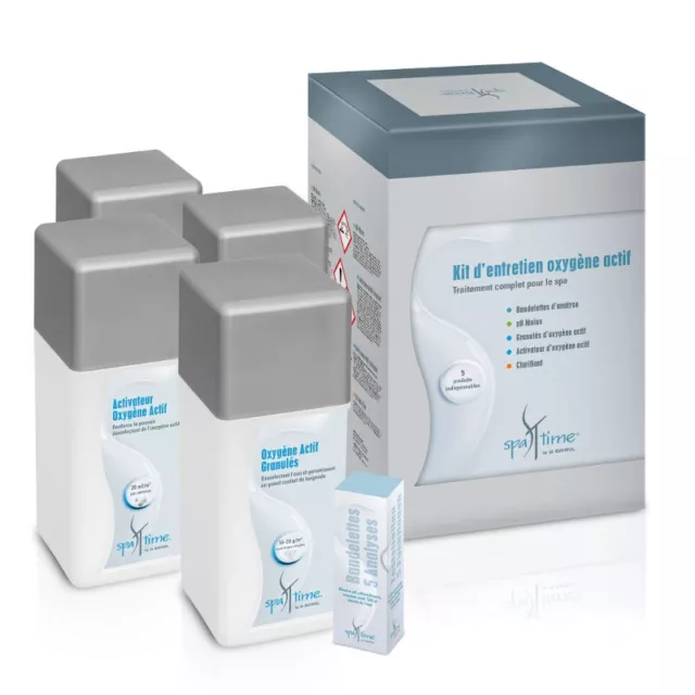 bayrol kit complet de produits pour le traitement à l'oxygene actif kit spa