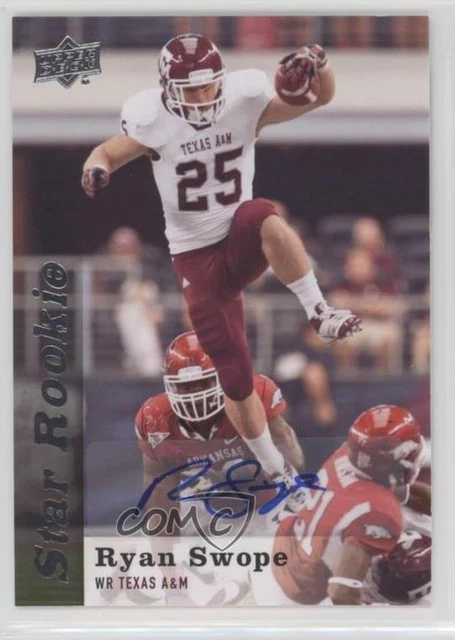 2013 Upper Deck Star Rookie Auto Ryan Swope #98 Rookie Auto RC