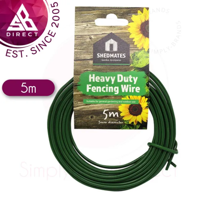 KINGFISHER HEAVY DUTY Fencing Wire│For General Gardeing & Outdoor Use ...