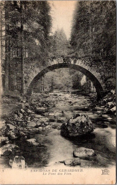 *48644 cpa 88 approx. de Gérardmer - le Pont des Fées