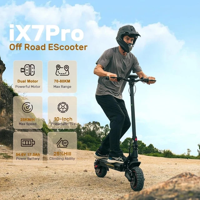 Trottinette électrique IScooter 11 - 1000W, 48V/15AH, Autonomie 60-65 Km, Pliable
