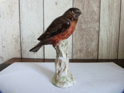 ancien oiseau en porcelaine dans le gout de saxe Meissen ???? 