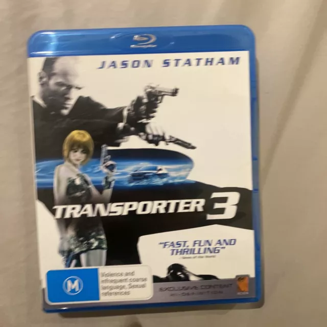 Transporter 3 Blu-Ray Movie (2008) • Jason Statham Bluray Action Movies