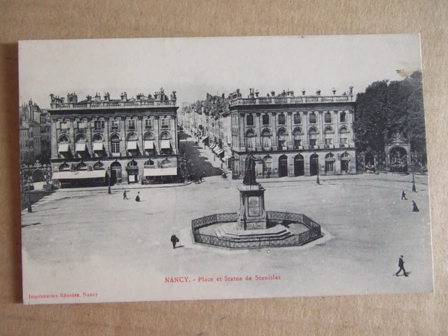 Cpa Nancy (54) Place Et Statue De Stanislas