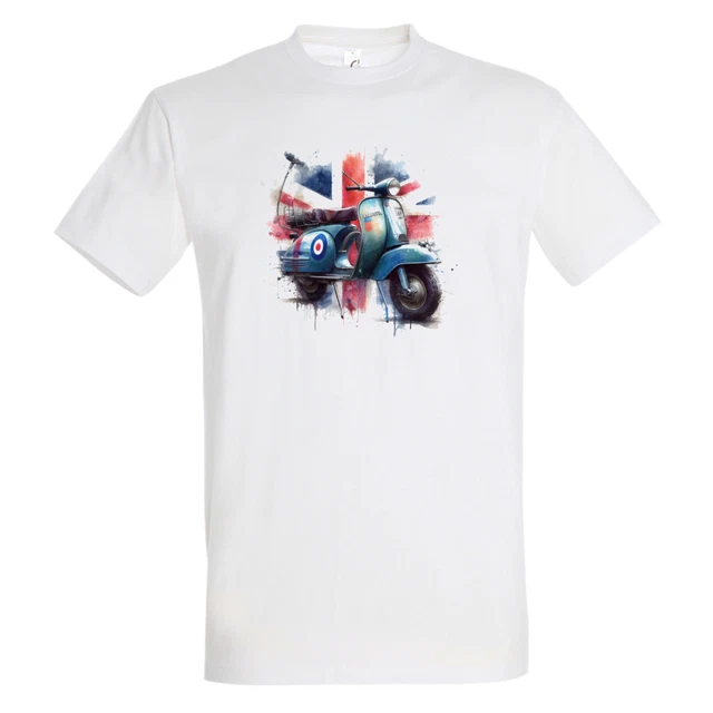 Maglietta Brighton 1964 'We Are The Mods' - Quadrophenia, The Who, Jam - Cotone Bianco