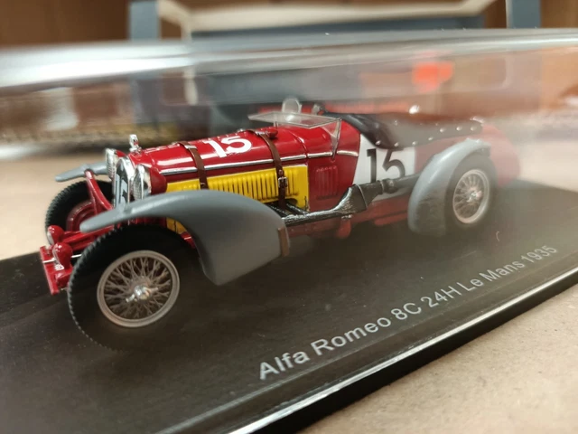 SPARK 1/43 ALFA Romeo 8c 24H Le Mans 1935 Bow Wrapper Torn £52.70