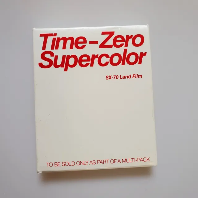 Vintage/Expired 1985 Polaroid Time-Zero Supercolor SX-70 Land Film