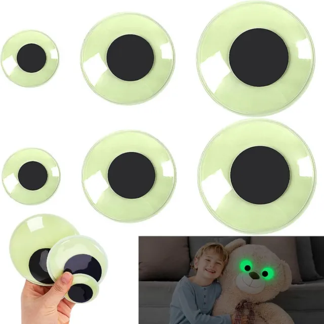 5.9 Inches Giant Wiggle Eyes with Self Adhesive, Black White