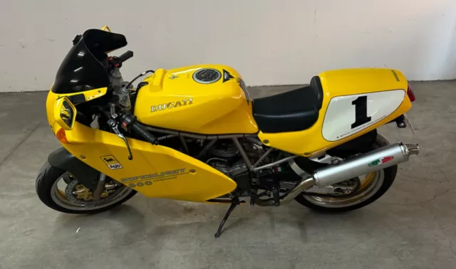 Ducati 900 SL Superlight 3 Nummer 082 ZDM 906 SC3 in Gelb