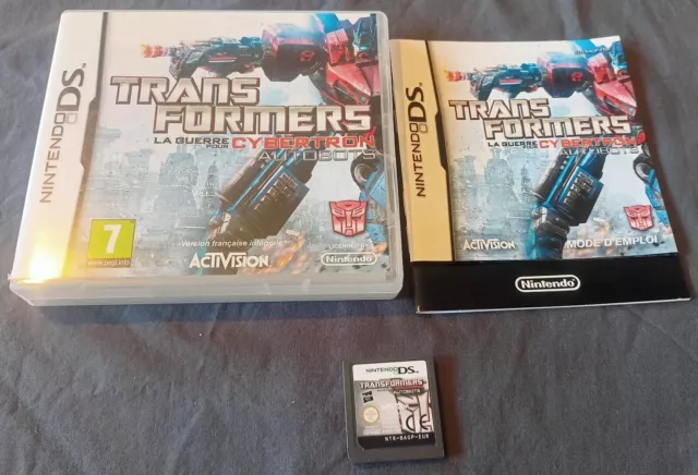 (DS-01) Nintendo DS - Transformers - La Guerre pour Cybertron COMPLET