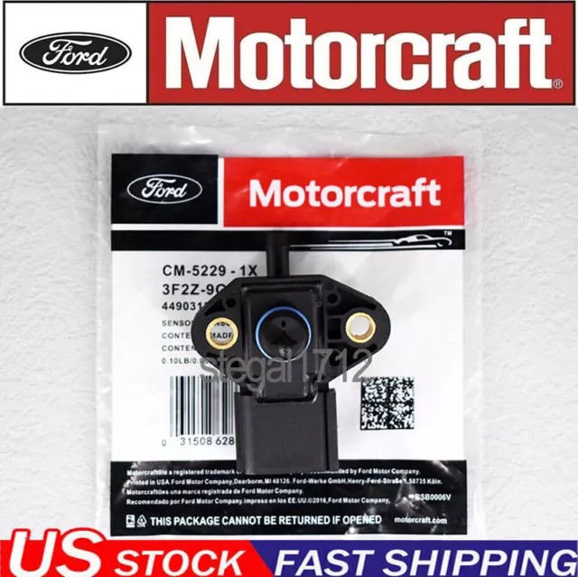 Genuine OEM Ford Motorcraft Fuel,Injection Pressure Sensor CM-5229 3F2Z-9G756-AC